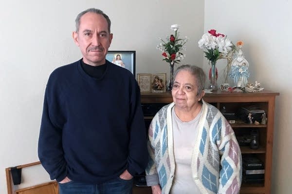 Jerry Vazquez and his mother Isabelle.