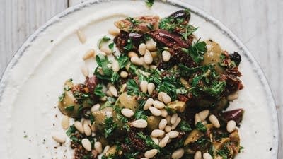 Whipped Feta With Crushed Olives